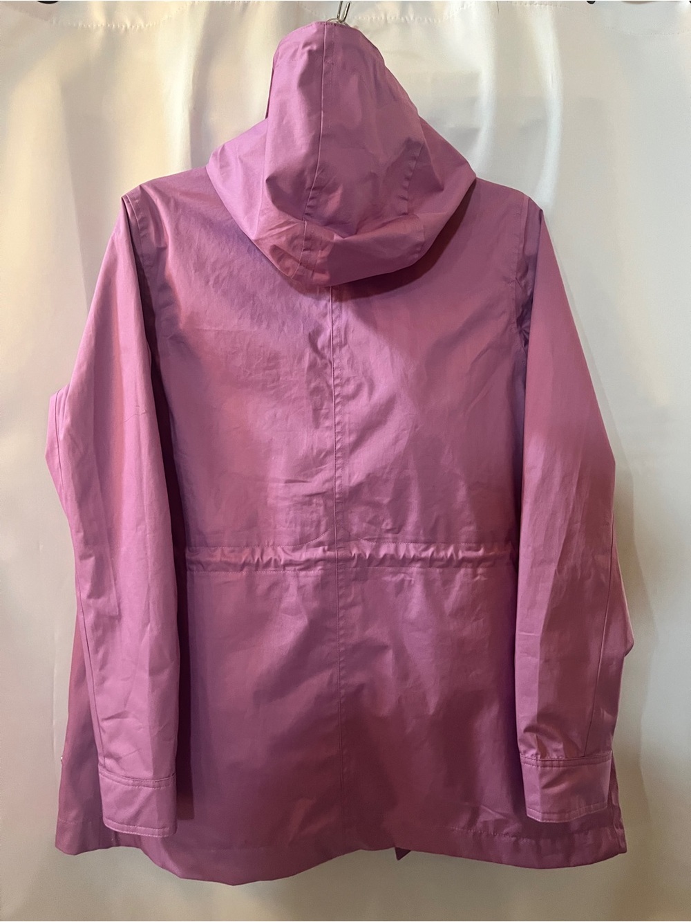 Hunter Adela Womens Rain Jacket S Mystic Peony Hooded Waterproof Coat NWT - Picture 7 of 10